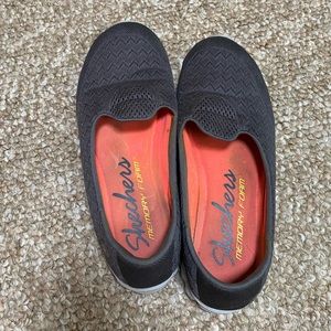 Skechers Memory Foam Flats Charcoal SN 21934M